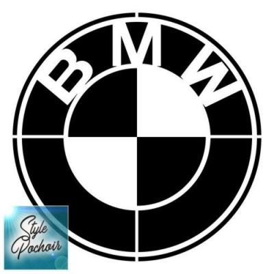 Bmw1 logo voiture bmw pochoir a peindre