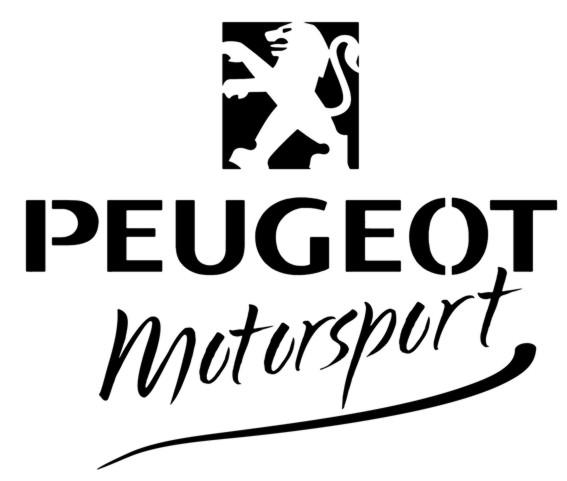 pochoir Peugeot Motorsport à peindre